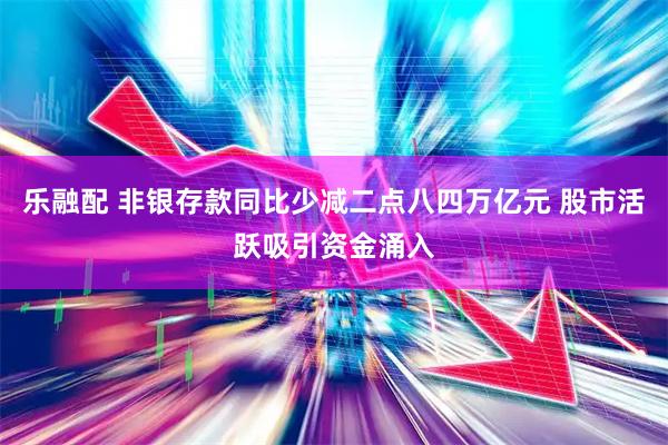 乐融配 非银存款同比少减二点八四万亿元 股市活跃吸引资金涌入